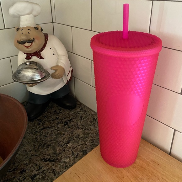 Starbucks hot pink tumbler